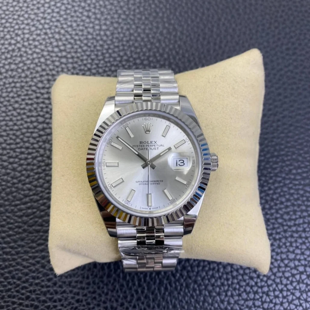 Clean Factory Rolex Datejust M126334-0004 Silver Dial Size 41mm