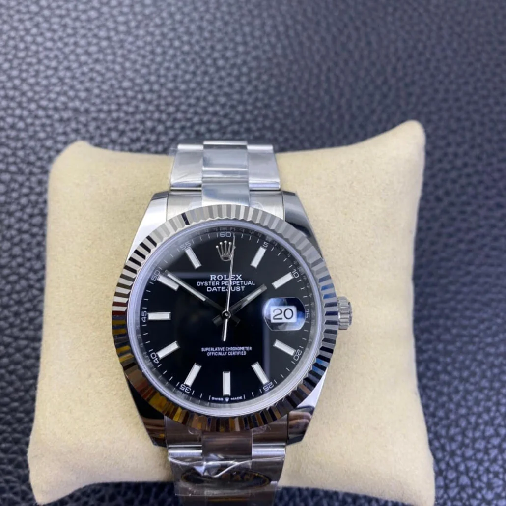 Clean Factory Rolex Datejust M126334-0017 Black Dial Size 41mm